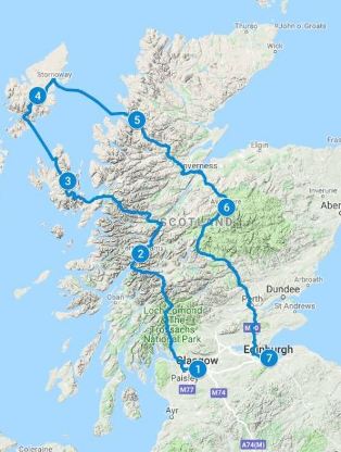 12 – 14 días en Escocia