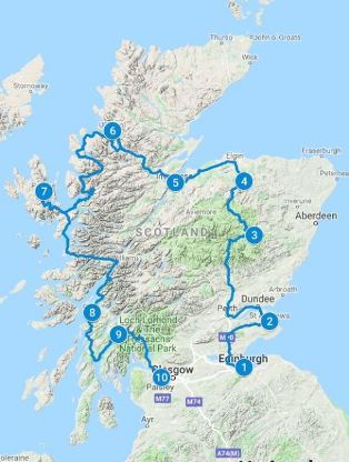 12 – 14 días en Escocia