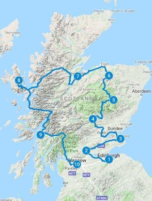 12 – 14 días en Escocia