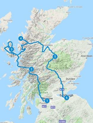 12 – 14 días en Escocia