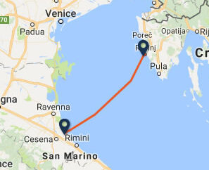 Ferries de Italia a Croacia - Compañías y rutas de ferry - Split ...